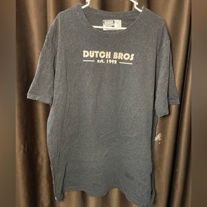 Dutch Bros Grey Short Sleeve T-Shirt size 2X
